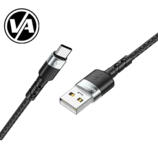 کابل فست شارژ VoltAmper (ولت آمپر) 120 سانتی متری Type C (دارای پک)