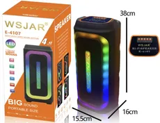  اسپیکر بلوتوثی قابل حمل مدل WSJAR - E_410 دارای رقص نور زیبا 