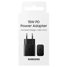 کلگی شارژر دو پین SAMSUNG 15W اصلی ویتنام رنگ مشکی - (گارانتی 3ماهه)