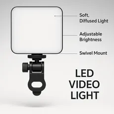 لامپ تولید محتوا دارای سه رنگ نوری (سفید - زرد -نچرال) ضمانت اصالت و سلامت کالا 