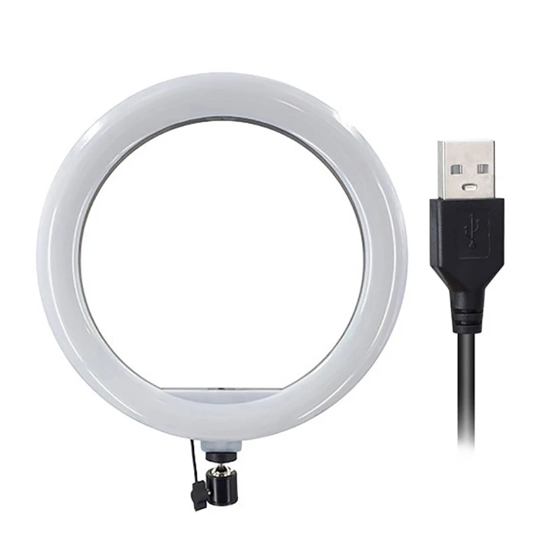 رینگ لایت مدل LJJ-33 رنگ نوری (RGB) به همراه 3 پایه قابل تنظیم ارتفاع