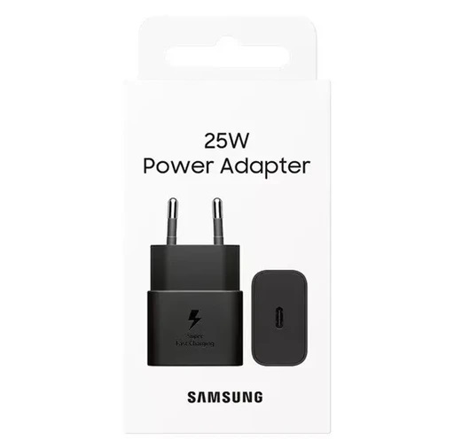 شارژر 25 وات 100 درصد اورجینال سامسونگ مدل SAMSUNG EP-T2510 دو پین با گارانتی 18 ماهه شرکتی
